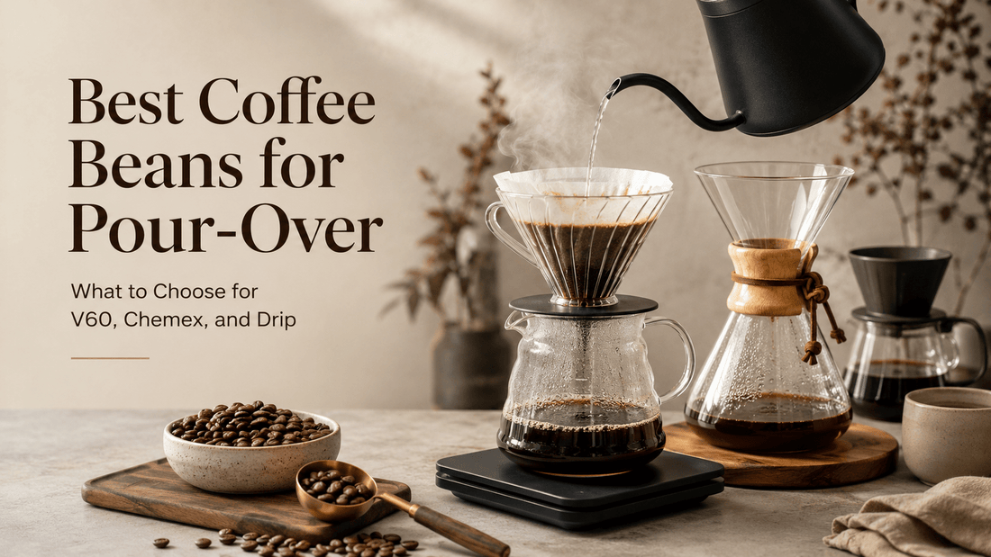 Best Coffee Beans for Pour Over: What to Choose for V60, Chemex, and Drip - Luz Coffee Co