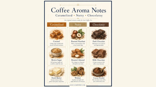 Medium roast coffee guide from Luz Coffee Co