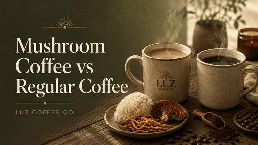 Mushroom Coffee vs Regular Coffee: What’s the Difference? - Luz Coffee Co
