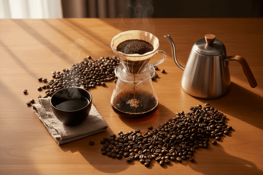 Best coffee for pour over brewing from Luz Coffee Co