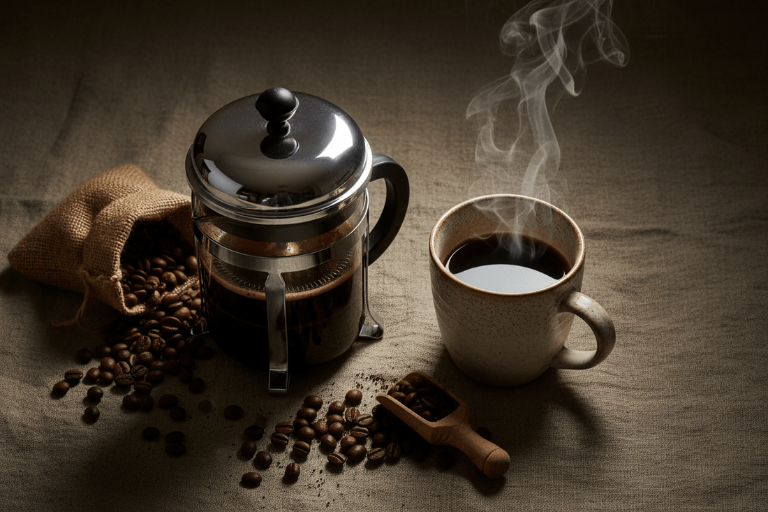 French press coffee guide from Luz Coffee Co