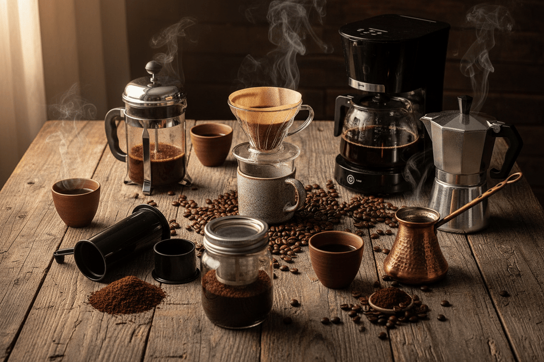 A Beginner’s Guide to Coffee Brewing Methods | Luz Coffee Co - Luz Coffee Co