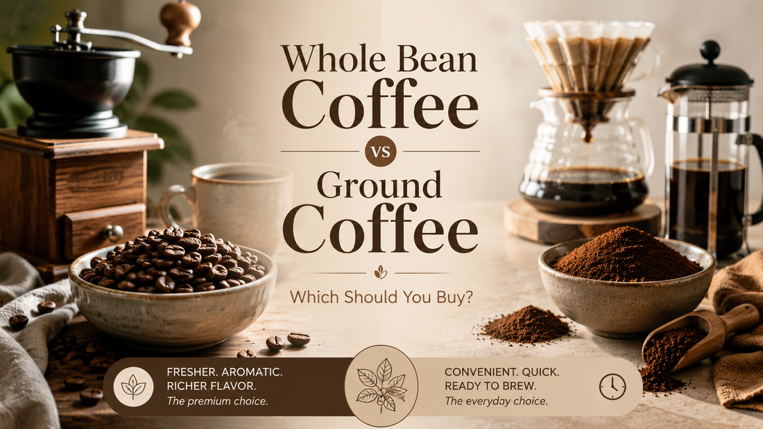 Whole Bean Coffee vs Ground Coffee: Which Should You Buy?