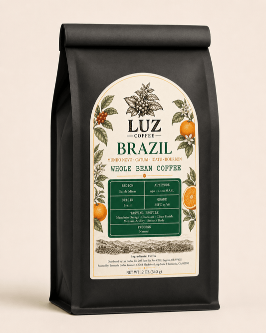 Brazil Single Origin Coffee | Medium Roast - Luz Coffee Co