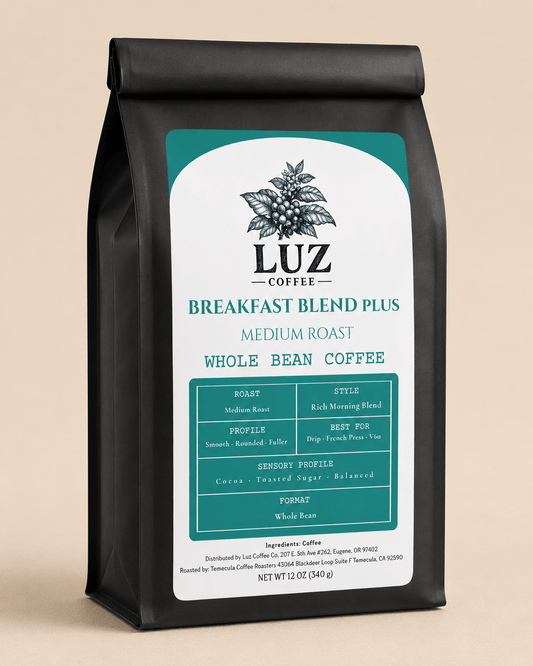 Breakfast Blend Coffee | Medium Roast - Luz Coffee Co