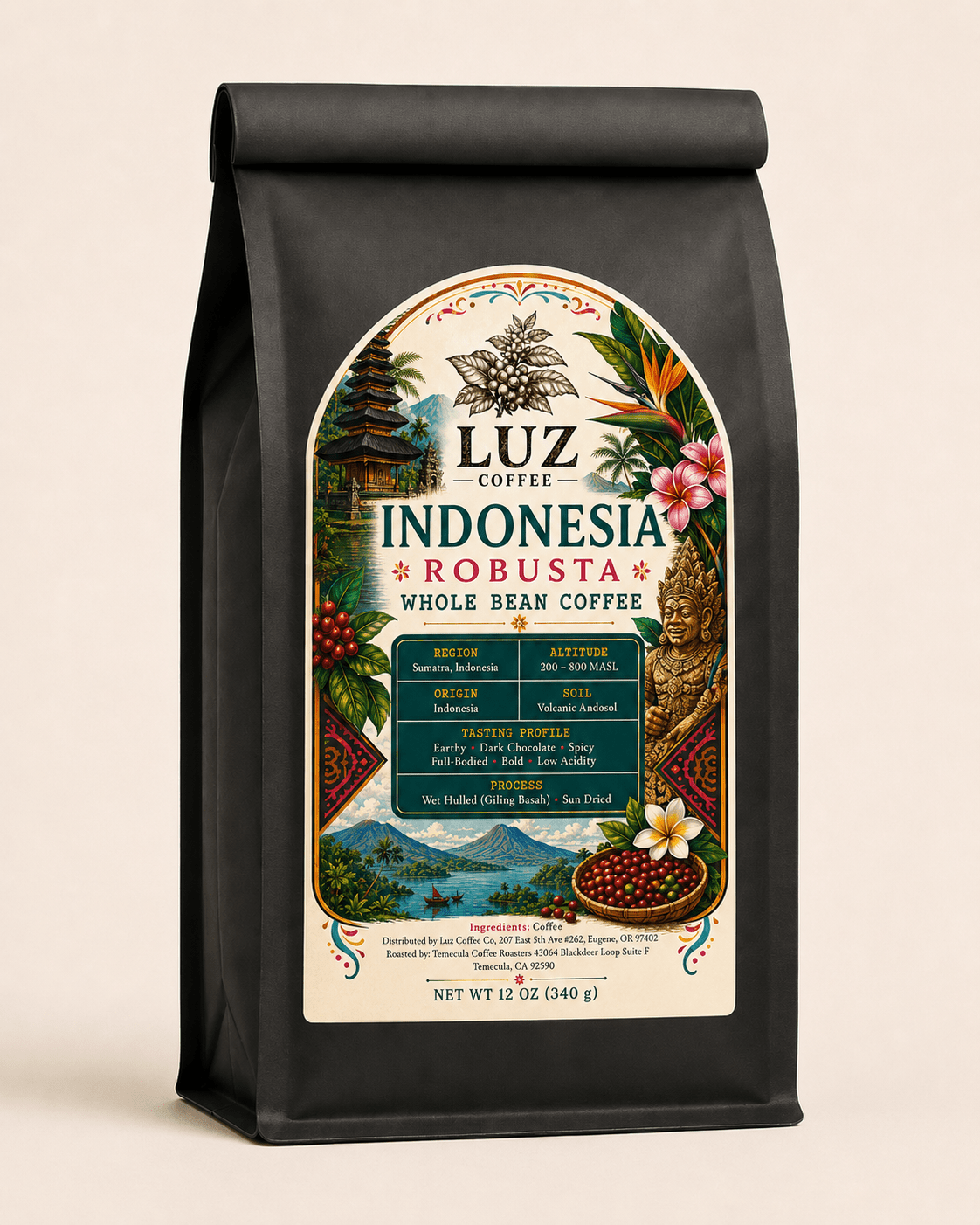 Indonesia Robusta Coffee | Medium Roast - Luz Coffee Co