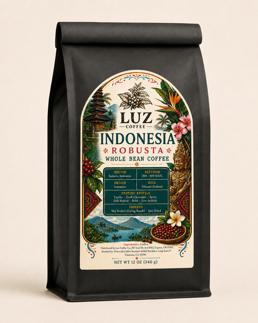 Indonesia Robusta Coffee | Medium Roast - Luz Coffee Co