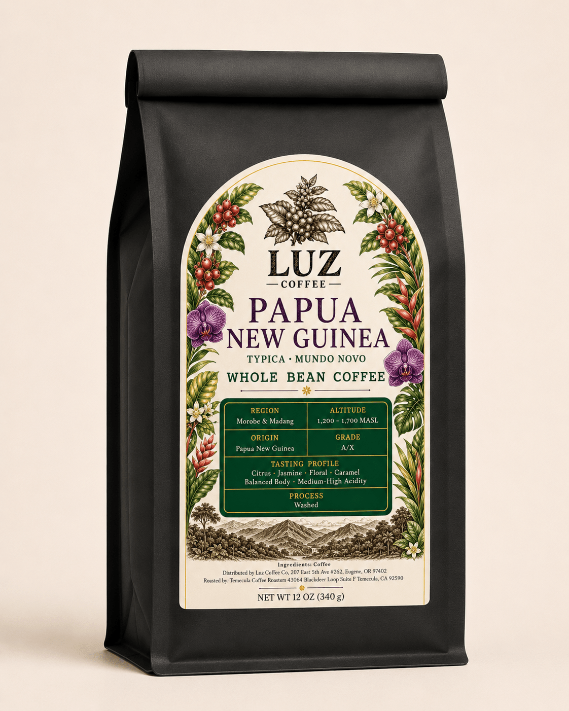 Papua New Guinea Coffee | Medium Roast - Luz Coffee Co