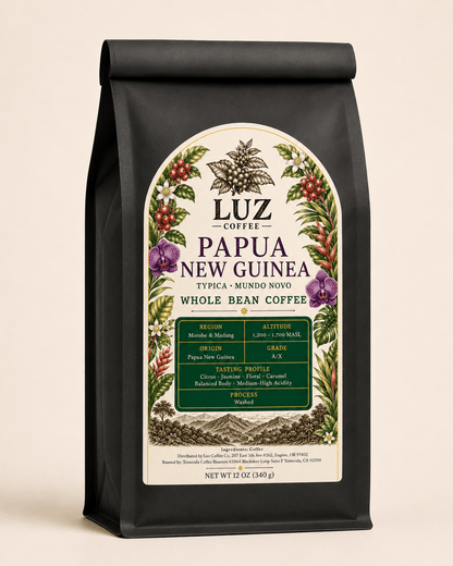 Papua New Guinea Coffee | Medium Roast - Luz Coffee Co